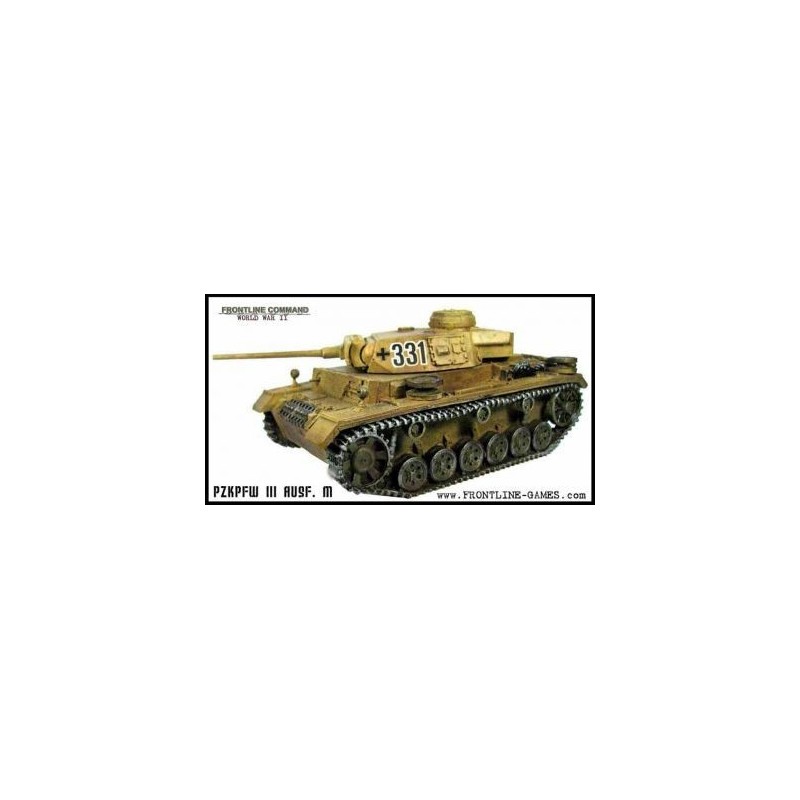 German PzKpfw IIIM Tank WWII 28mm-1/50th COMBAT SCALE!