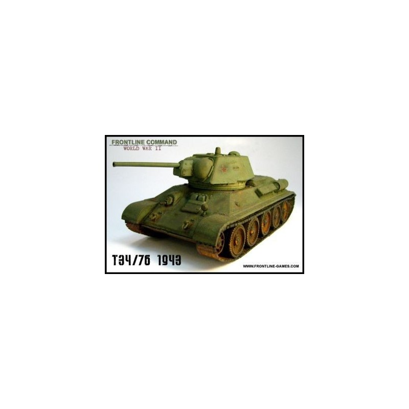 Russian T34/76 1943 Medium Tank 28mm-1/50th COMBAT SCALE!