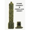 Stone Chimney w/fireplace