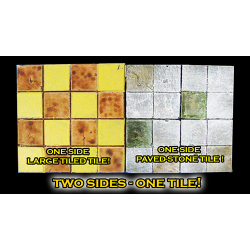 STONES Double-sided Large Tiled/Paved-Stone Tiles