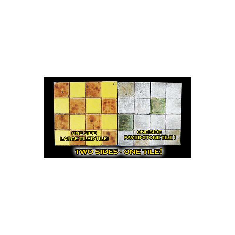 STONES Double-sided Large Tiled/Paved-Stone Tiles