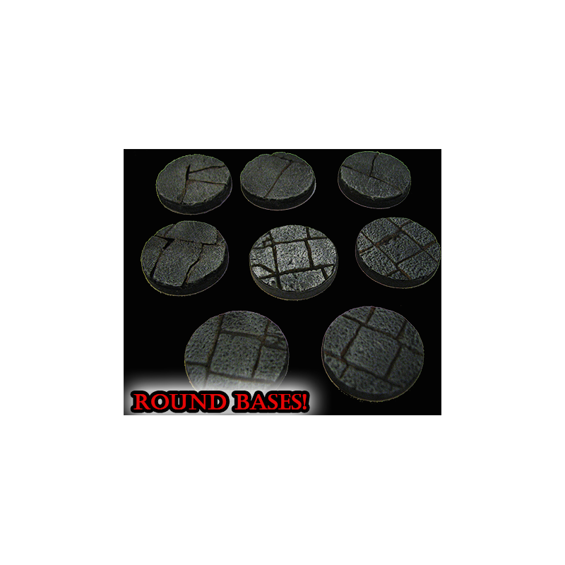 STONES 25mm Round Miniature Bases