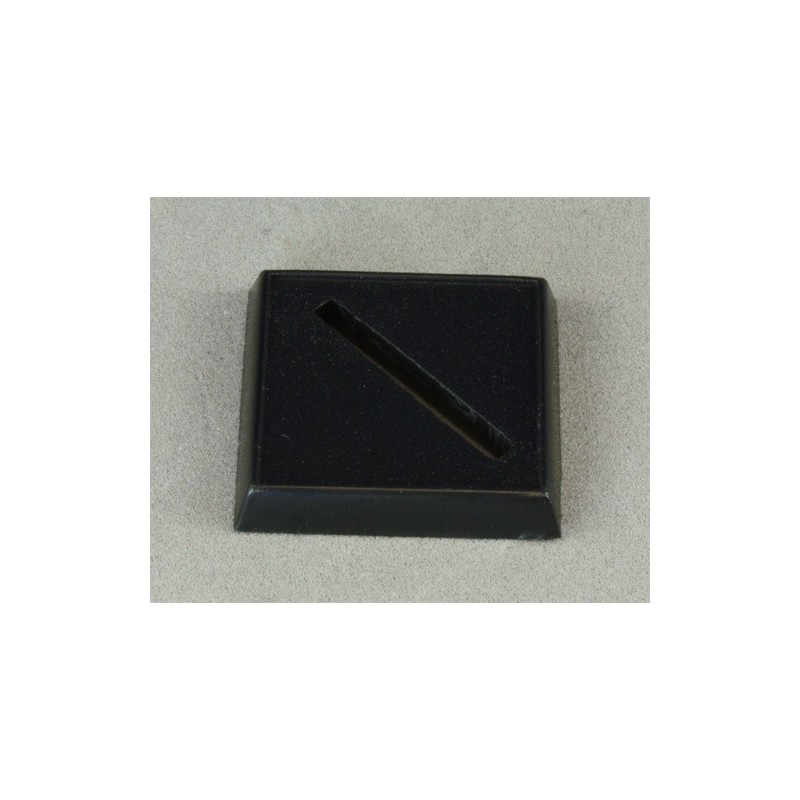 NEW! 25 x 25mm SQUARE "Lipped" MINIATURE BASES! - Plastic