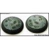 40mm Round Scenic Bases - Metal Grate -  2