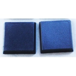 25 x 20mm SQUARE "FLAT" MINIATURE BASES! - Plastic