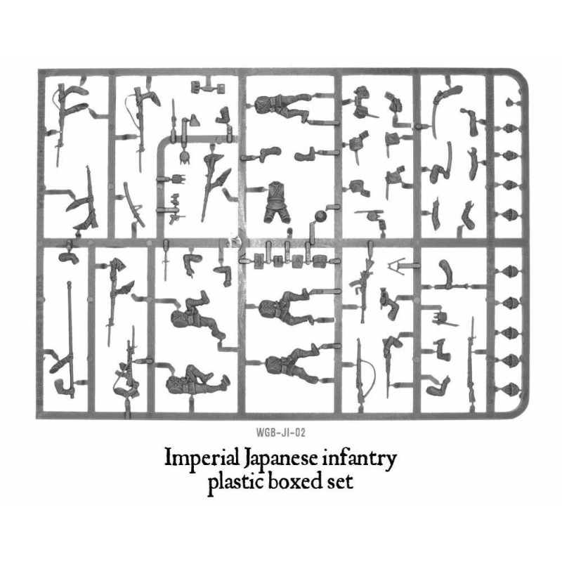 Imperial Japanese Infantry Sprue 28mm WWII WARLORD GAMES