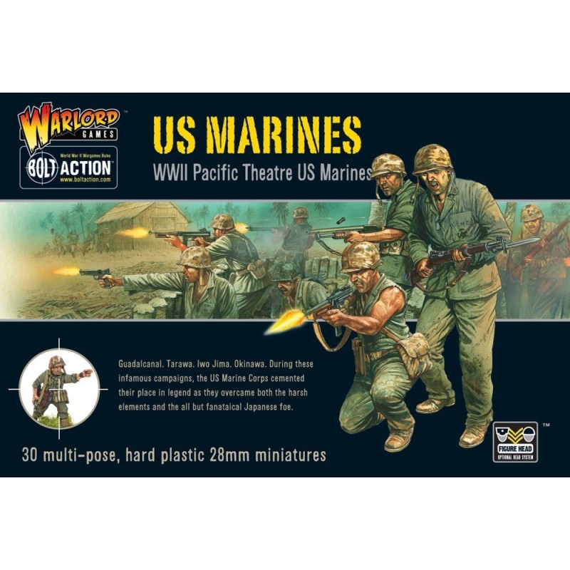 American U.S. Marines! 28mm WWII WARLORD GAMES