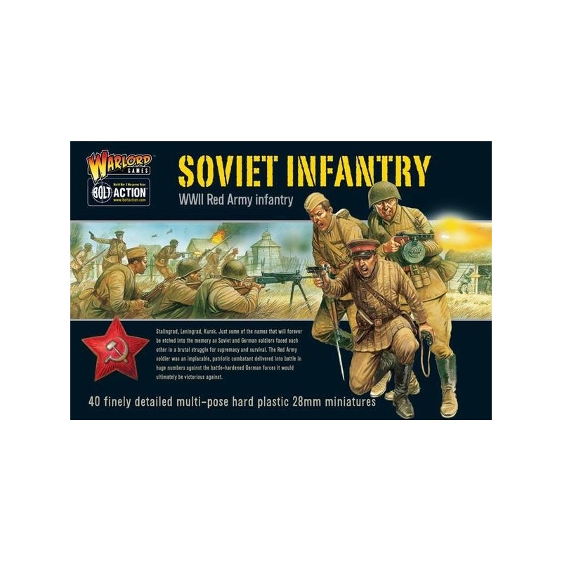 Russian Soviet Infantry boxed set 28mm WWII WARLORD GAMES