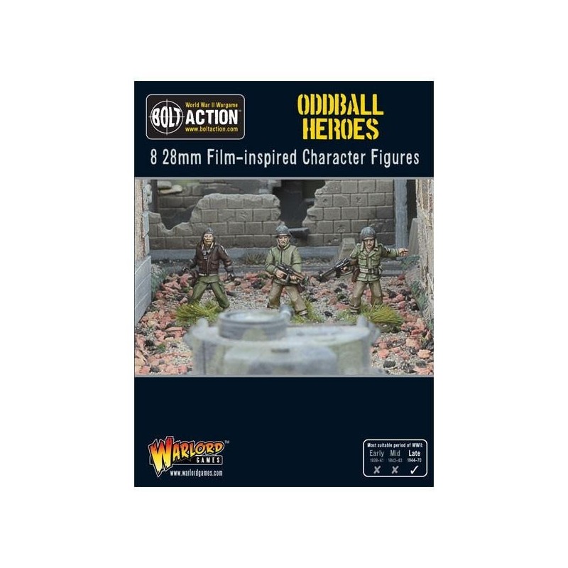 U.S. American "Oddball Heroes" boxed set 28mm WWII WARLORD GAMES