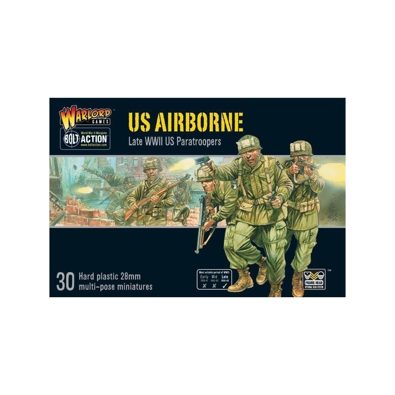 American U.S. Airborne boxed set 28mm WWII WARLORD GAMES