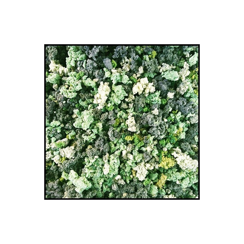 Green Foliage - Mixed-Green Bushes - SCENIC TUB - Miniature Basing System