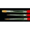 REAPER 3 Taklon Round/Flat Paint Brush Set (Small, Standard and Detail brush)