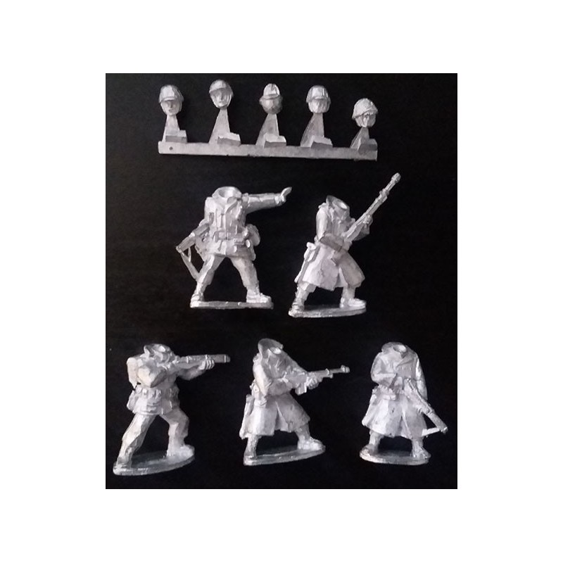 U.S. American Army Infantry Half Squad in Winter Clothing - A 28mm WWII WARLORD GAMES