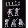 U.S. American Army Infantry Half Squad in Winter Clothing - B 28mm WWII WARLORD GAMES