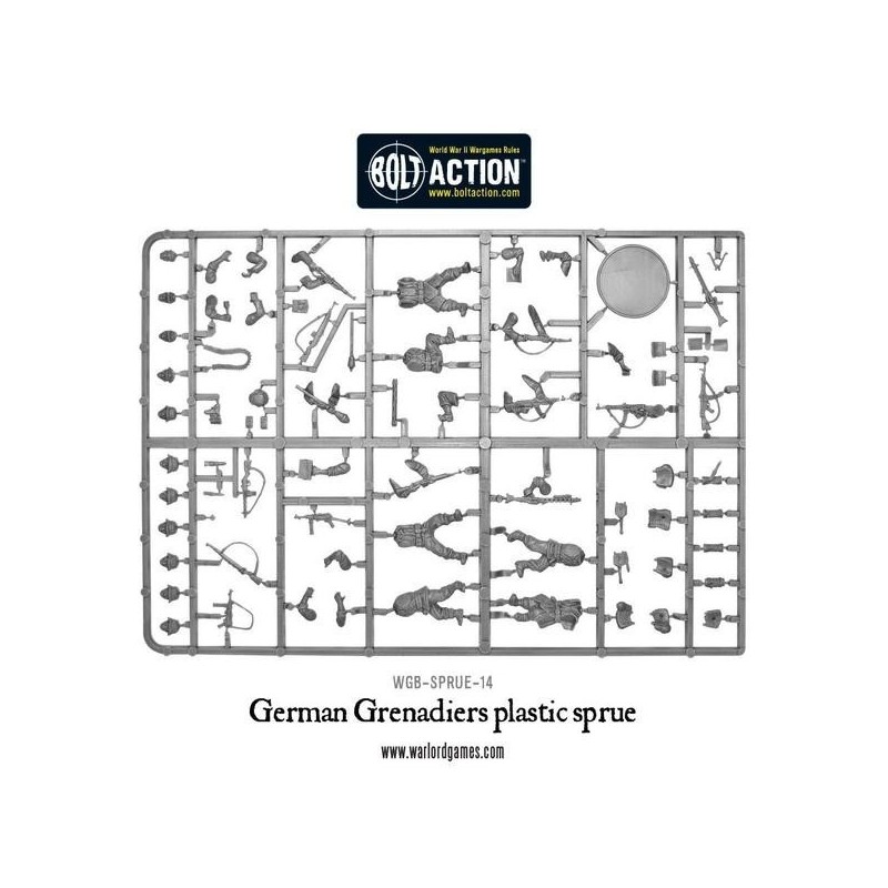 German Grenadiers Sprue 28mm WWII WARLORD GAMES