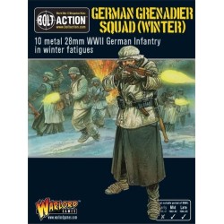 German Grenadiers in Winter Clothing 28mm WWII WARLORD GAMES