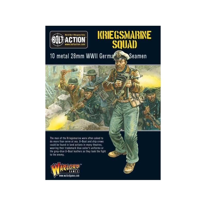 German Kriegsmarine Squad 28mm WWII WARLORD GAMES