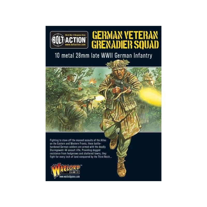 German Veteran Grenadiers Squad 28mm WWII WARLORD GAMES