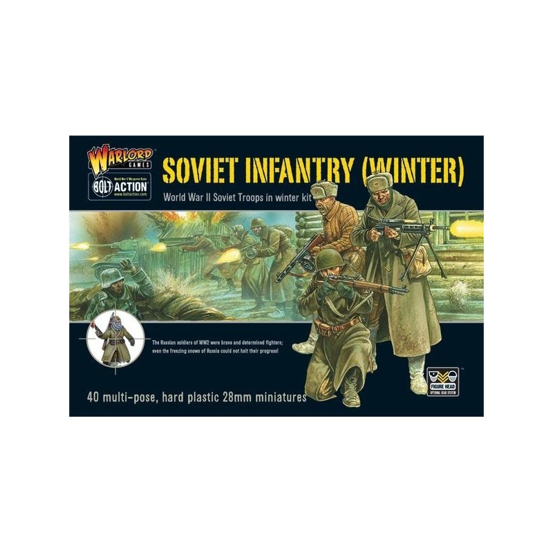 Russian Soviet Winter Infantry plastic box set 28mm WWII WARLORD GAMES