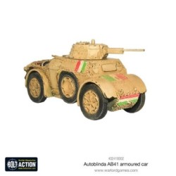 Italian Autoblinda AB41 Armored Car 28mm/1:56 WWII WARLORD GAMES