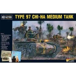 Imperial Japanese Chi-Ha tank Medium Plastic Tank 28mm WWII WARLORD GAMES