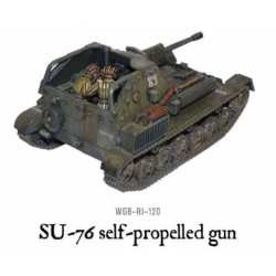 Russian Soviet SU-76 Self-Propelled Gun w/Crew 28mm WWII WARLORD GAMES