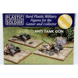 Russian 45mm or 75mm Anti Tank Gun (1) 28mm WWII PLASTIC SOLDIER COMPANY