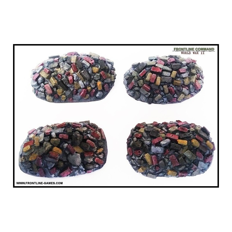 Brick/Stone Rubble Piles set 2 (Large)