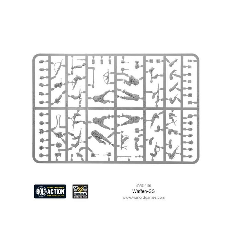 German Waffen SS Sprue 28mm WWII WARLORD GAMES