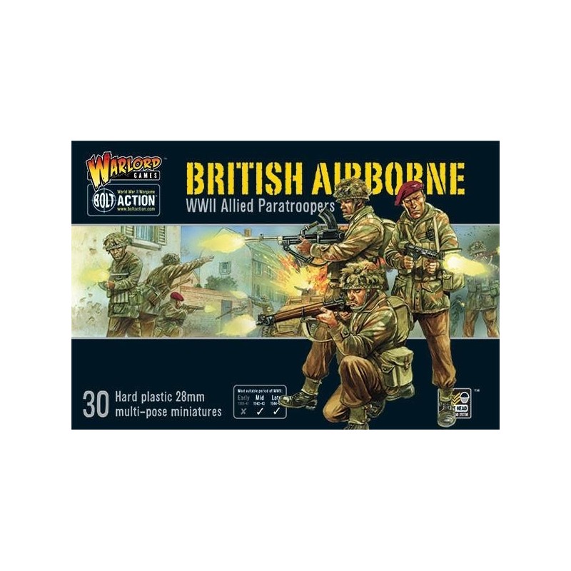 British Airborne Boxed Set 28mm WWII WARLORD GAMES