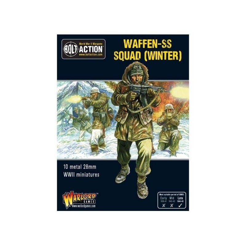 German Waffen SS Squad (Winter) box set 28mm WWII WARLORD GAMES