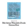 28mm WWII German Heer decals sheet WARLORD