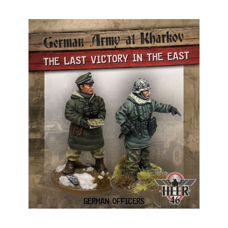 German Kharkov Series Officers (HQ) 28mm WWII HEER46