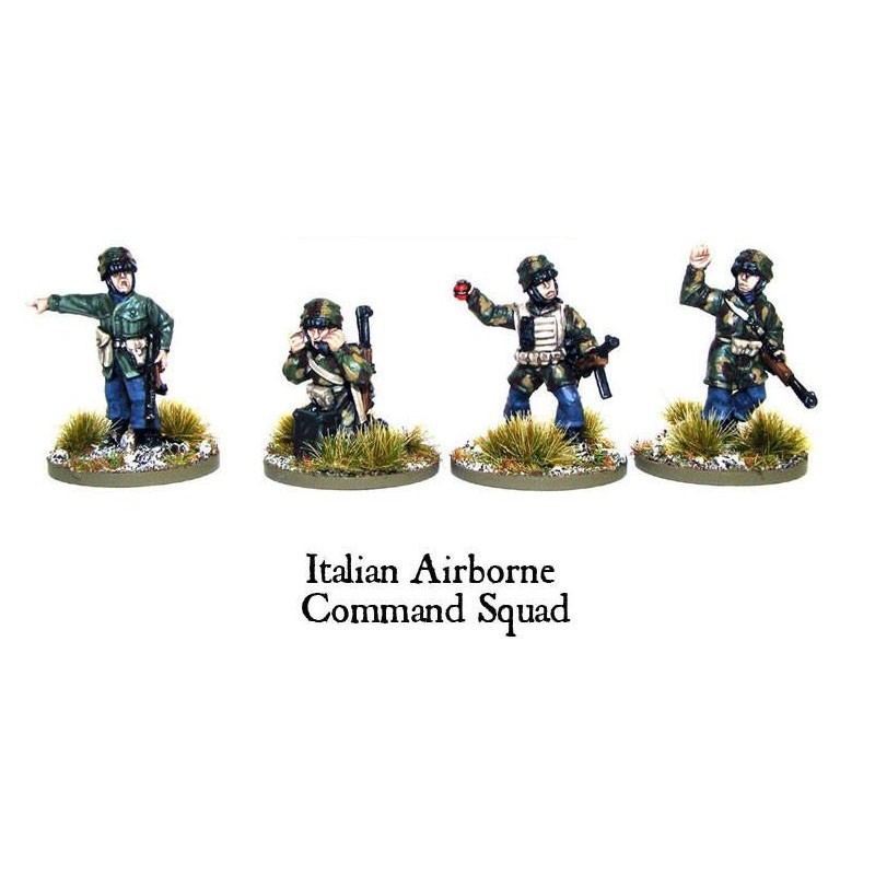 Italian Airborne Command (Paratroopers) 28mm WWII WARLORD GAMES