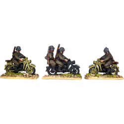 German Motorcycle Patrol Group 28mm WWII WARGAMES FOUNDRY