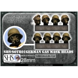 German Gas masked head 28mm...