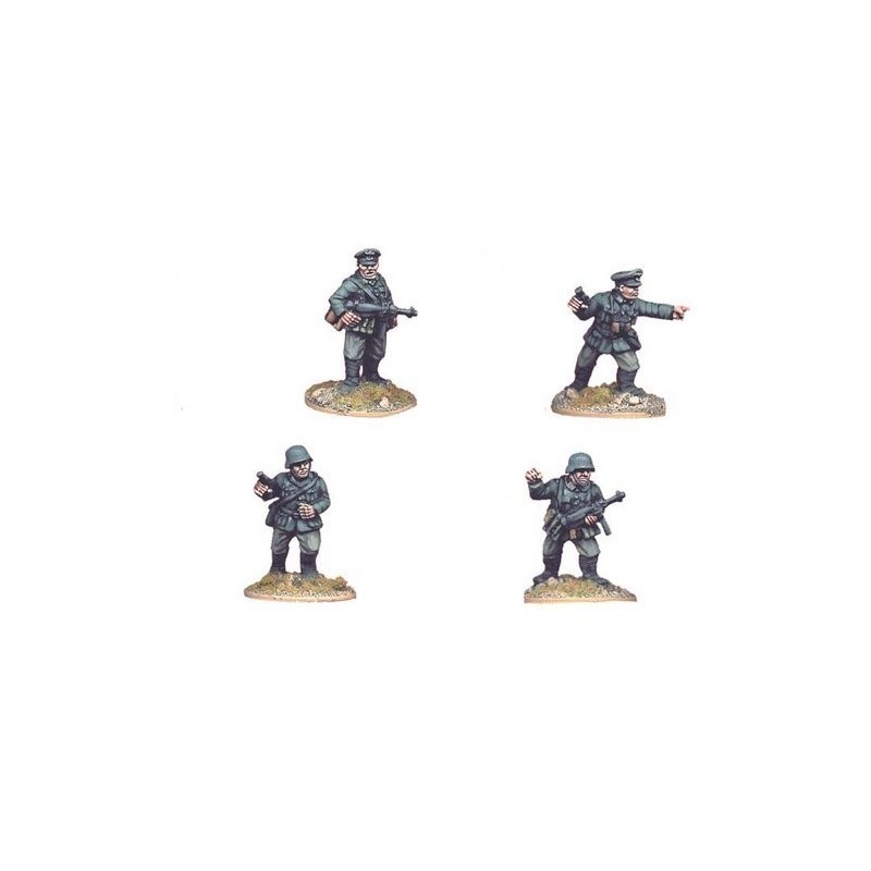 German Infantry Command 28mm WWII CRUSADER MINIATURES