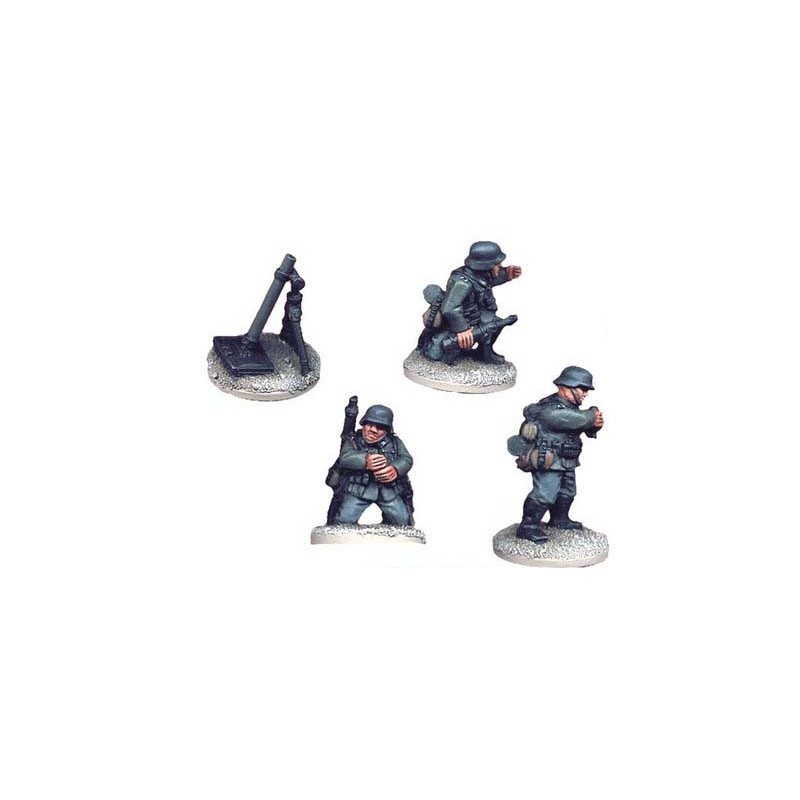 German 80mm Mortar Team 28mm WWII CRUSADER MINIATURES