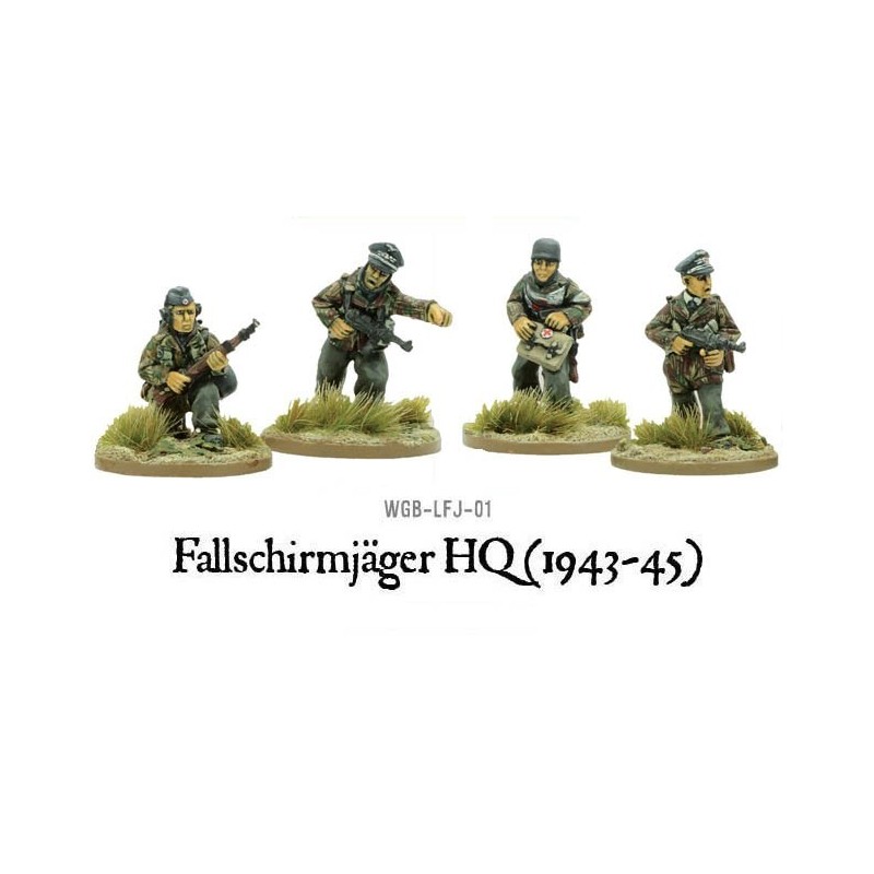 German Fallschirmjager HQ (1943-45) 28mm WWII WARLORD GAMES