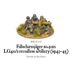 German Fallschirmjager  10.5cm LG40/1 recoilless artillery 28mm WWII WARLORD GAMES