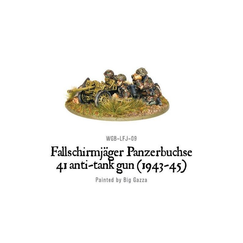 German Fallschirmjager Panzerbüchse 41 anti-tank gun 28mm WWII WARLORD GAMES