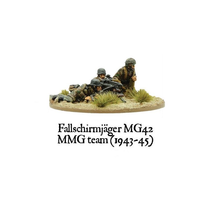 German Fallschirmjager MG42 MMG team 28mm WWII WARLORD GAMES