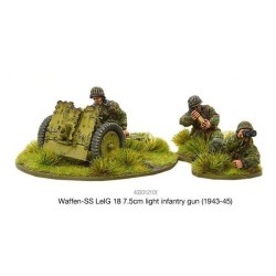 German Waffen SS LeIG 18 7.5cm light infantry gun (1943-45) 28mm WWII WARLORD GAMES