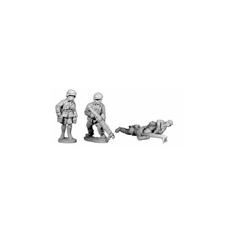 German Afrika Korps MG42 Teams 28mm WWII BLACK TREE