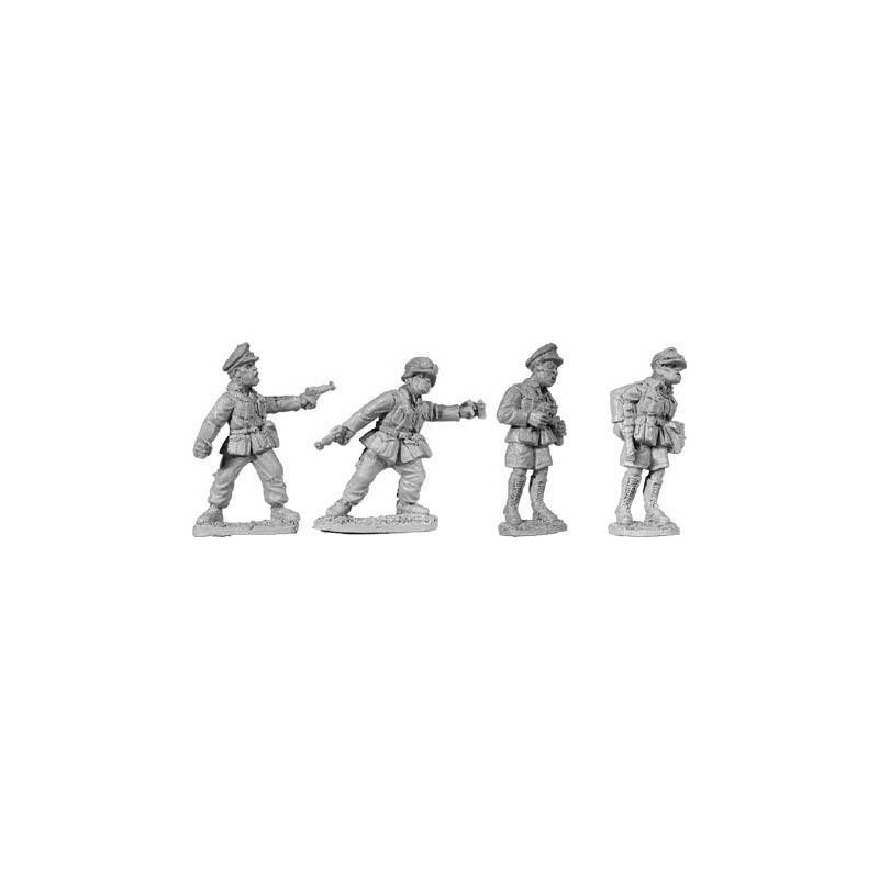 German Afrika Korps Officers 28mm WWII BLACK TREE