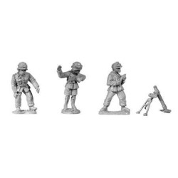 German Afrika Korps Mortar Team 28mm WWII BLACK TREE