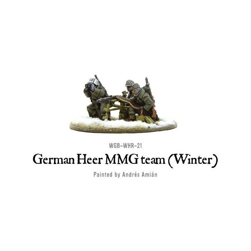 German Heer MMG team (Winter) 28mm WWII WARLORD GAMES