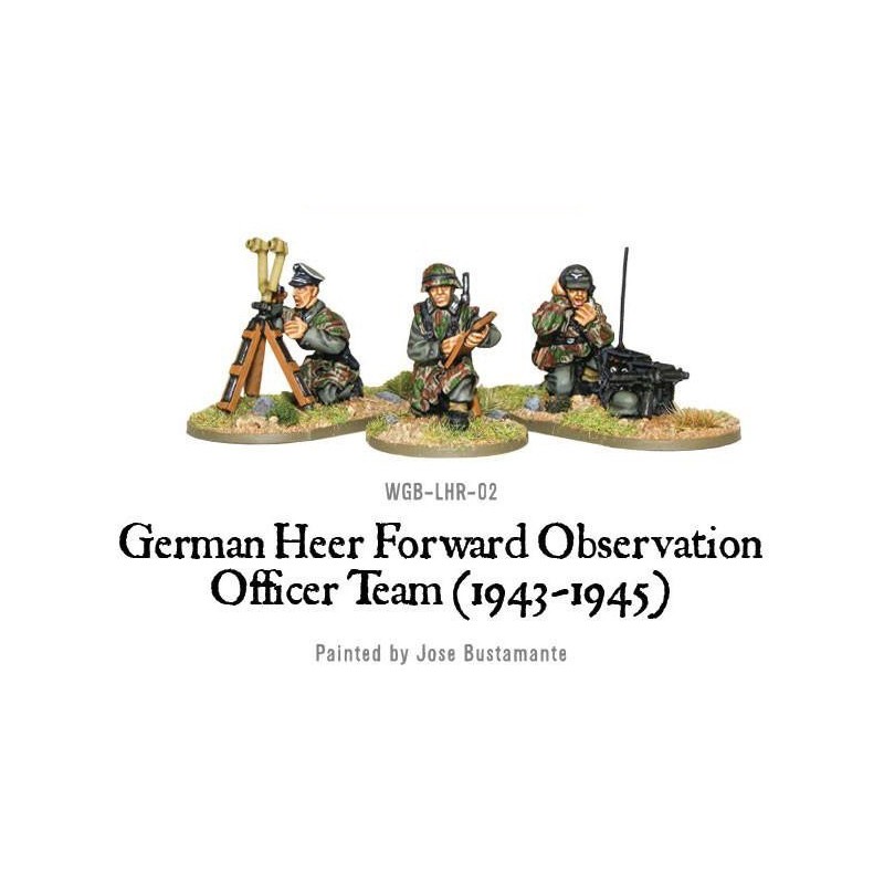 German Heer FOO team (1943-45) 28mm WWII WARLORD GAMES