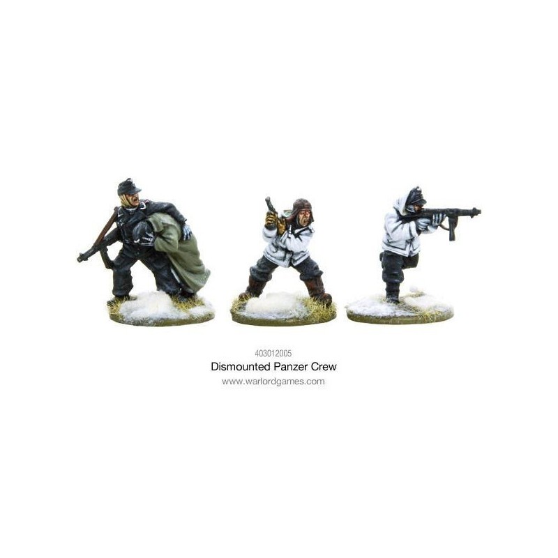 German Dismounted Panzer Crew Winter 28mm WWII WARLORD GAMES