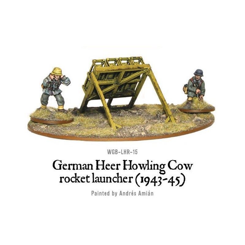 German Heer Howling Cow rocket launcher (1943-45) 28mm WWII WARLORD GAMES